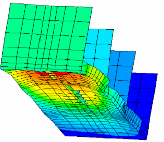 船舶结构搁浅损伤分析