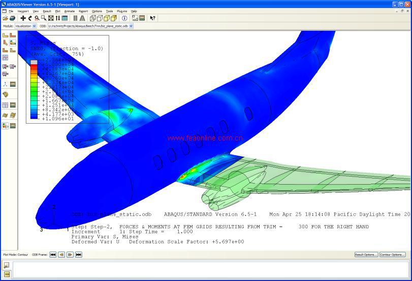 飞机机身的模态分析